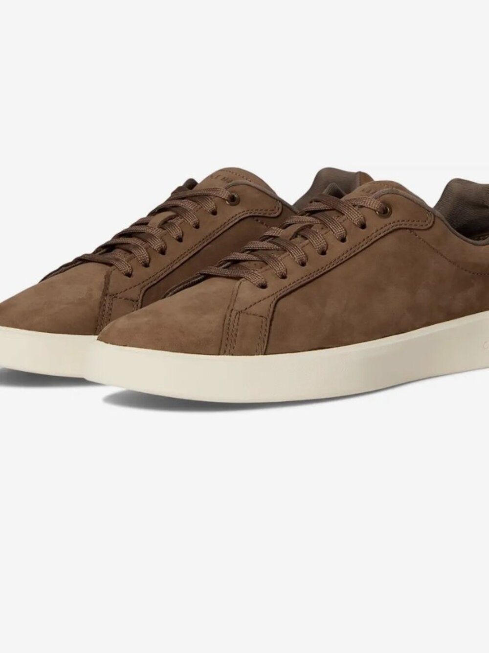 Mens Cole Haan Grand Crosscourt Daily Sneaker, brown suede, size 12